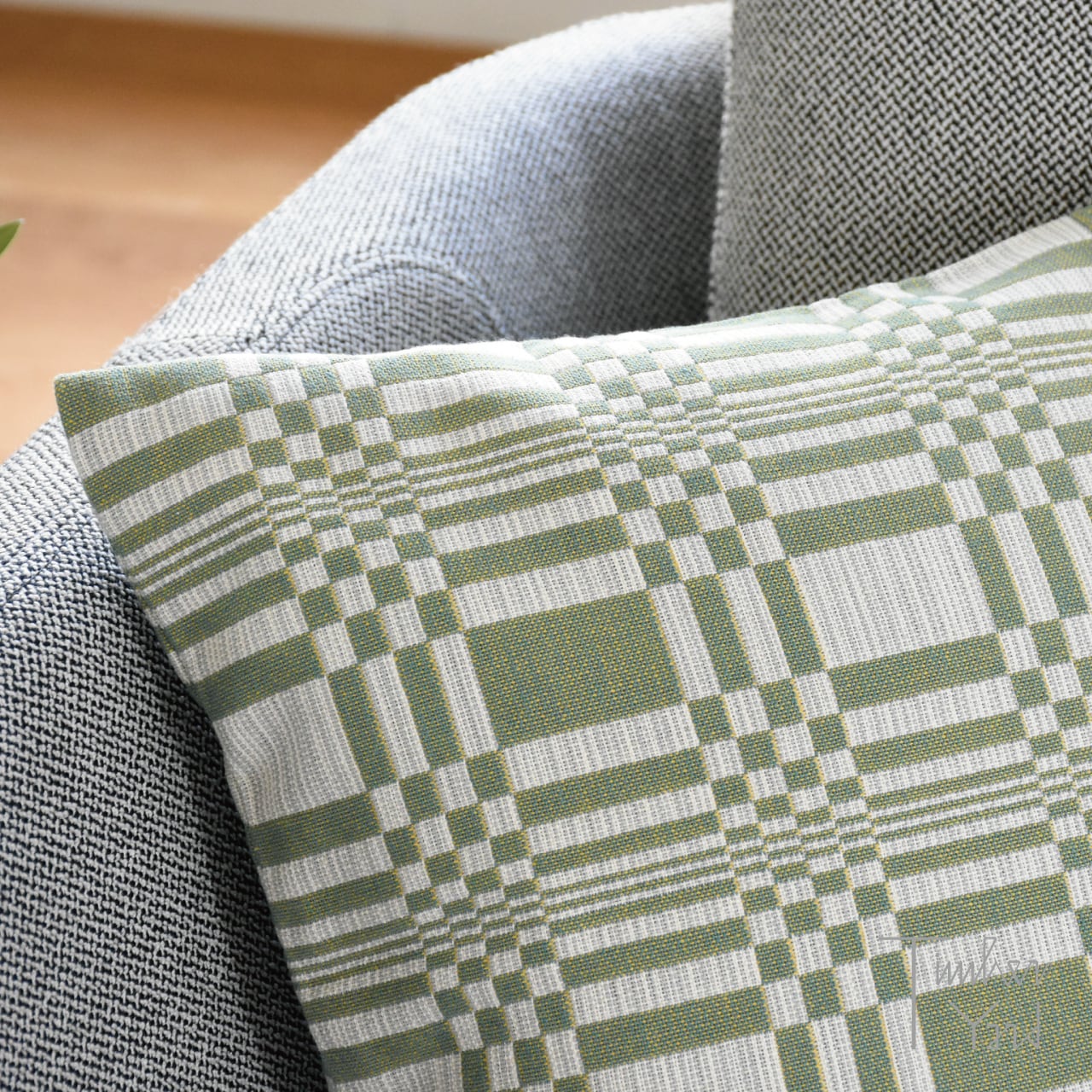 Zipped Cushion Cover Doris / 40×40cm / ドリス / ファスナー付き