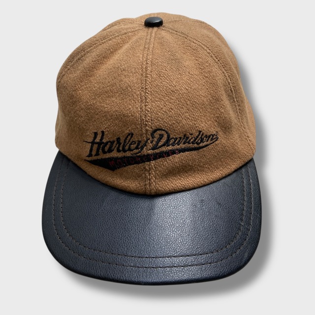 ハーレーダビッドソン 刺繍ロゴキャップ ブラック