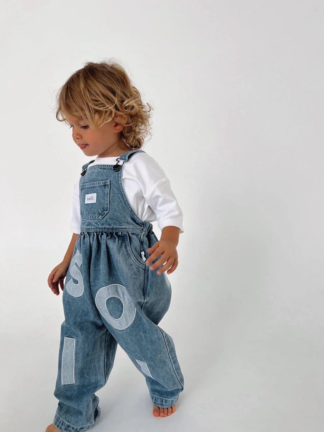 Soll. the label / Kids Soll Denim Overalls | monchou