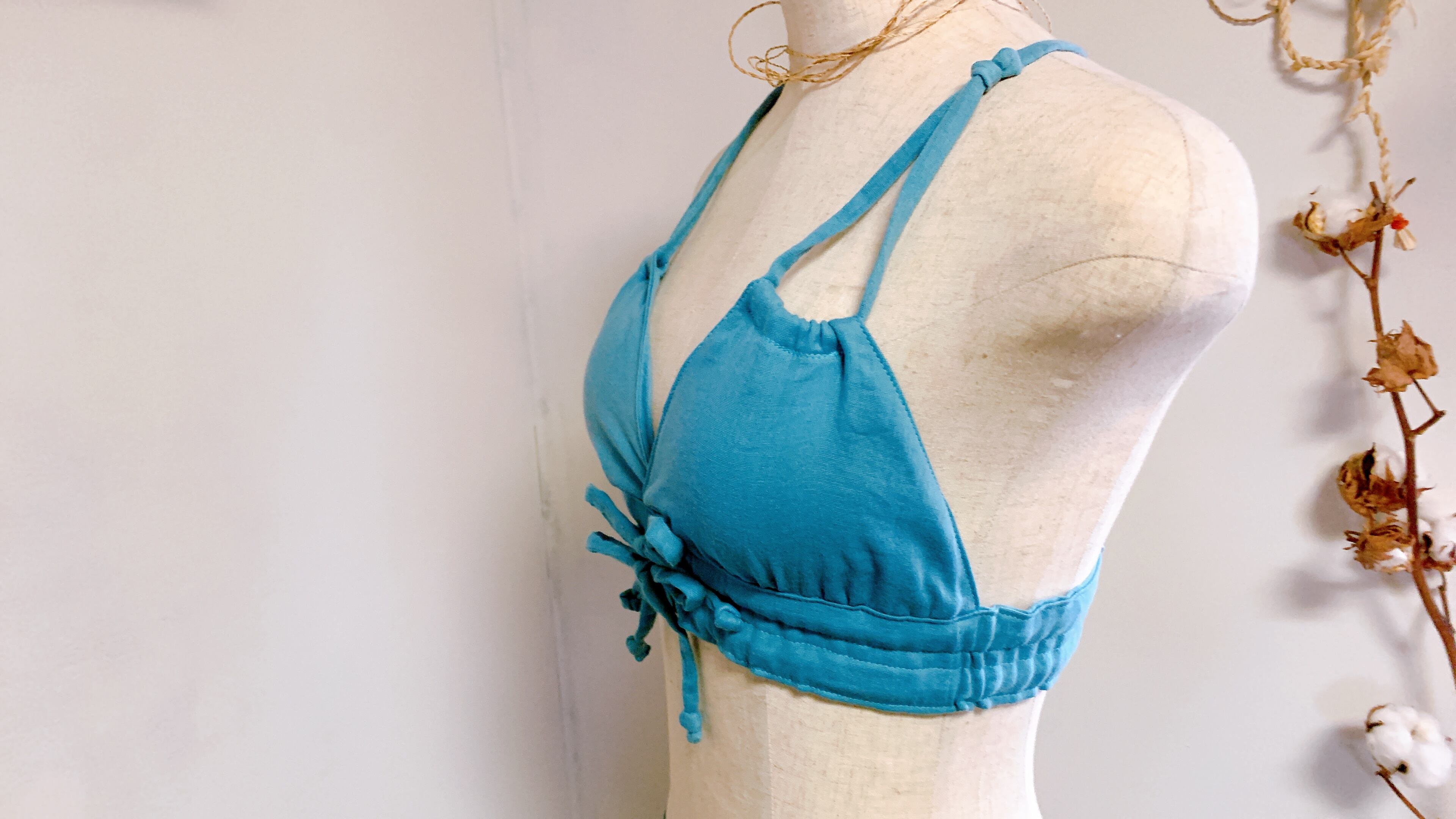 　締めつけない下着　“ゆる〜りブラ“     サックス　第5チャクラ