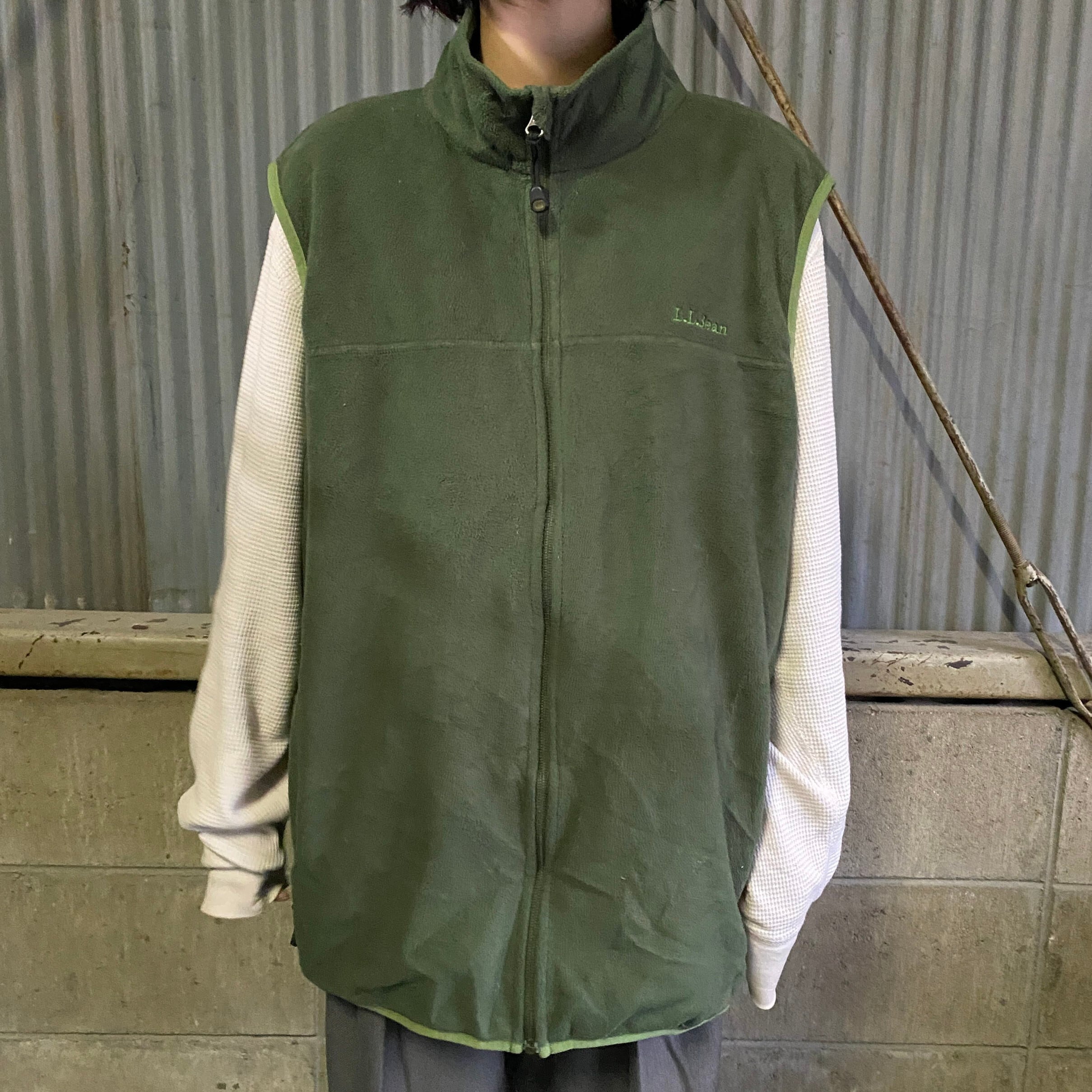 L.L.Bean エルエルビーン POLARTEC ワンポイントロゴ刺? フリース 