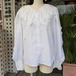 Cut work collar blouse / カットワーク カーラーブラウス