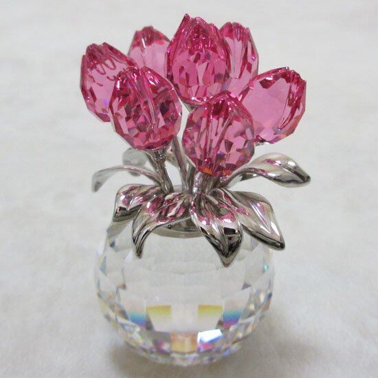 スワロフスキー 「チューリップ Rose」（Rose Tulips）626874