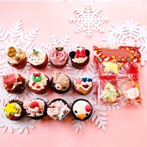 クリスマス限定カップケーキ12個・アイシングクッキースペシャルセット