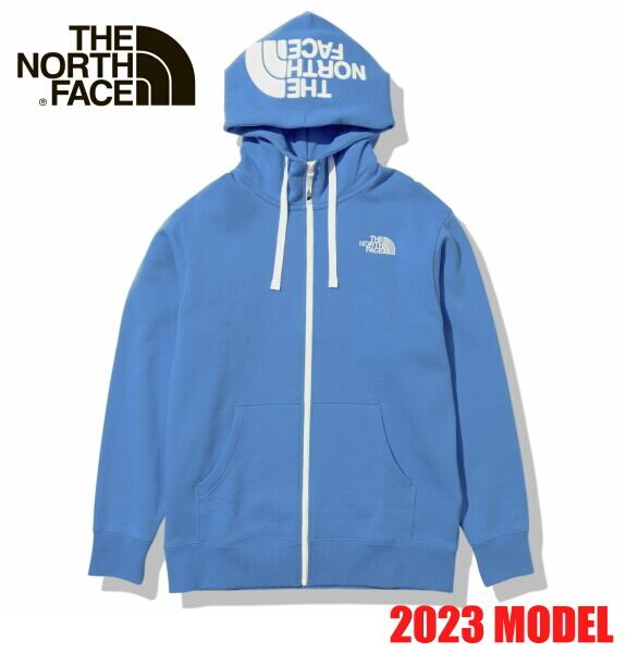 ノースフェイス パーカー スウェット フルジップ パーカー THE NORTH FACE リアビューフルジップフーディ NT12340  スーパーソニックブルー 2023年 モデル BEES HIGH