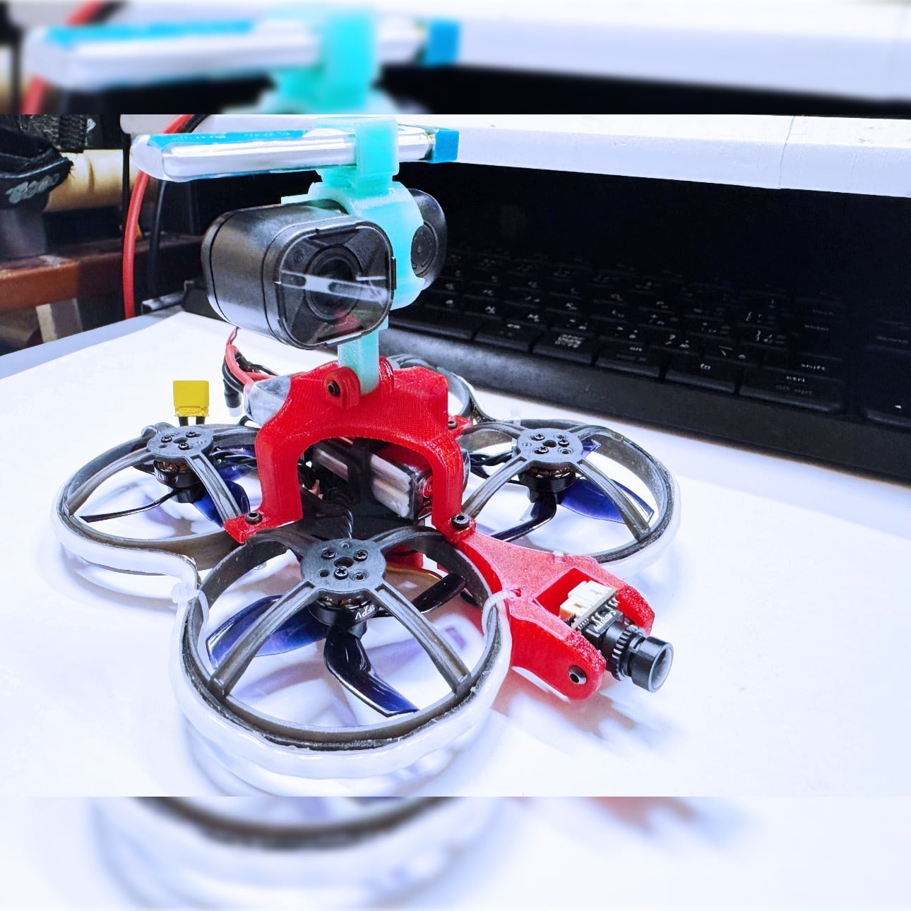 Mobula8フレーム用 シネフープ変換カスタムTPUパーツ