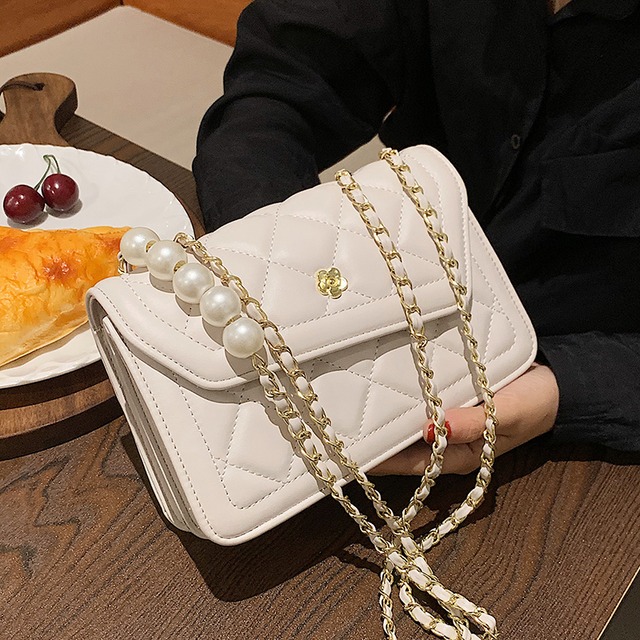 サマーホワイトチェーン シングル 夏物 メッセンジャーバッグ Tiancai_Wing_Bag26921744673