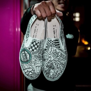 ハンドペイントシューズ【ご注文後デザイン打ち合わせ】