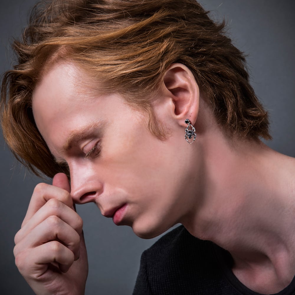 スパイダーピアス ACE0179 Spider earrings シルバーアクセサリー