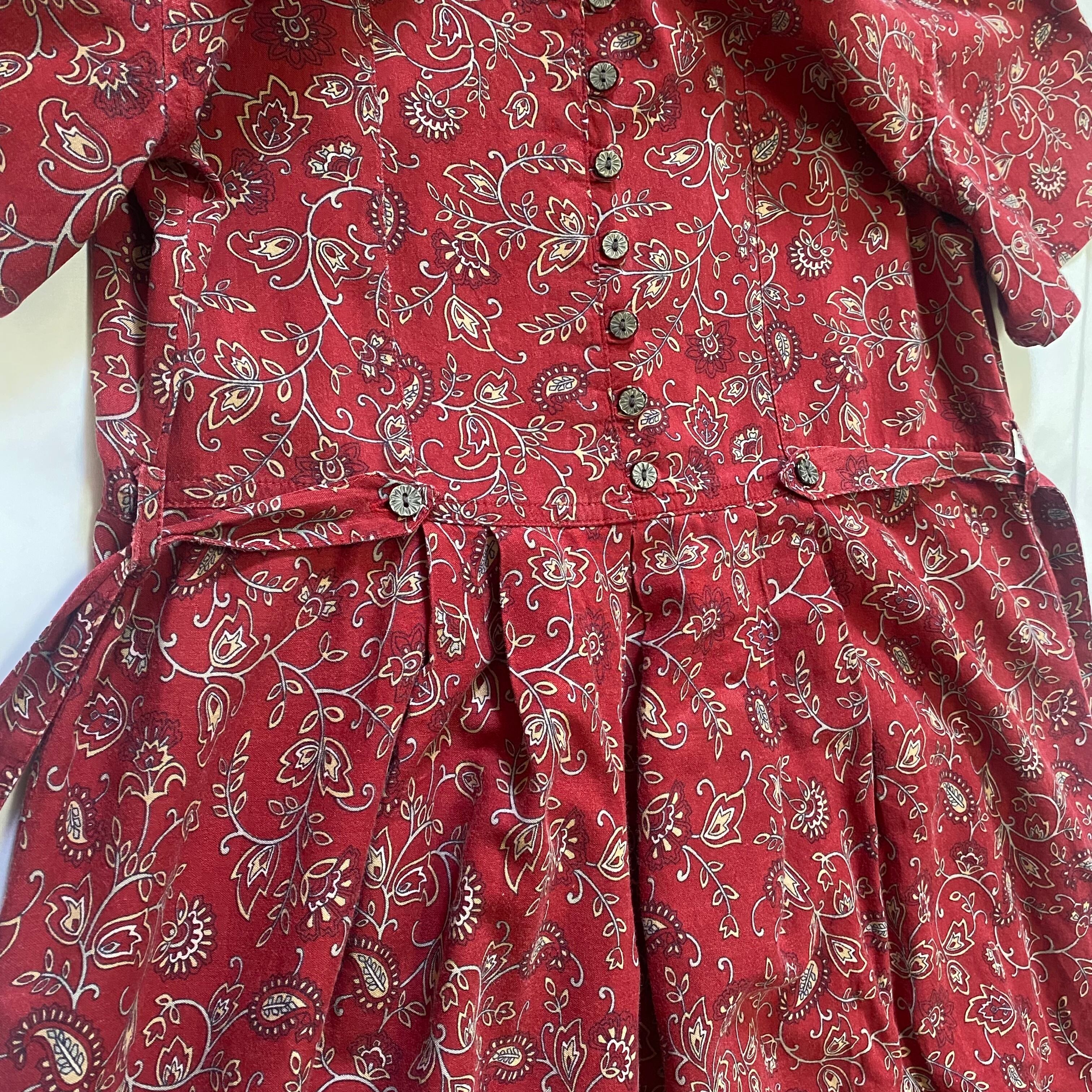 ERIKA STUDIO” ペイズリー one-piece ／ 古着 ペイズリー柄 ロング