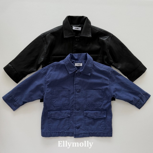 low pocket jacket【ELLYMOLLY】※10月中旬発送予定