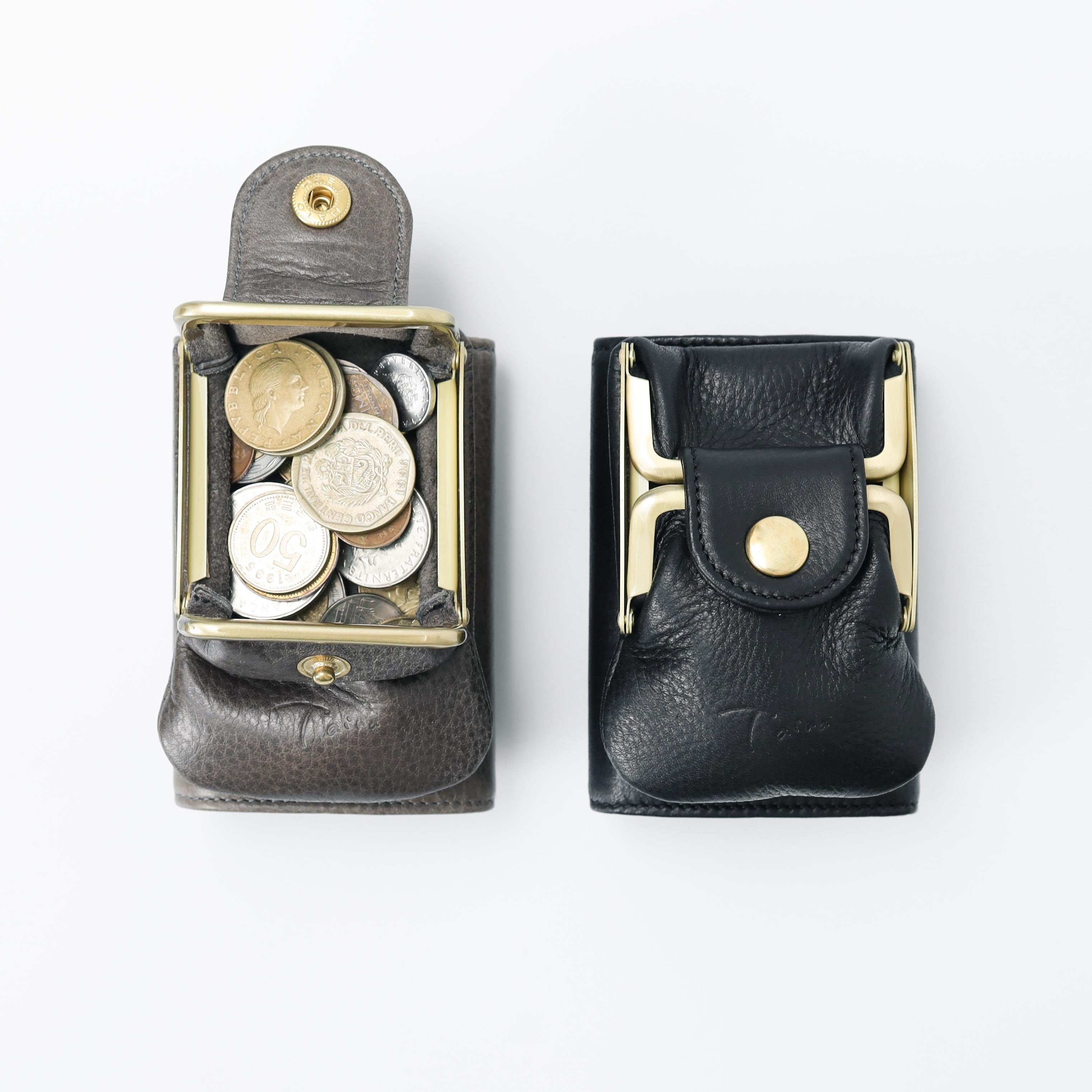 Kannon 三つ折り財布 ゴールドorマットゴールド金具 【受注生産