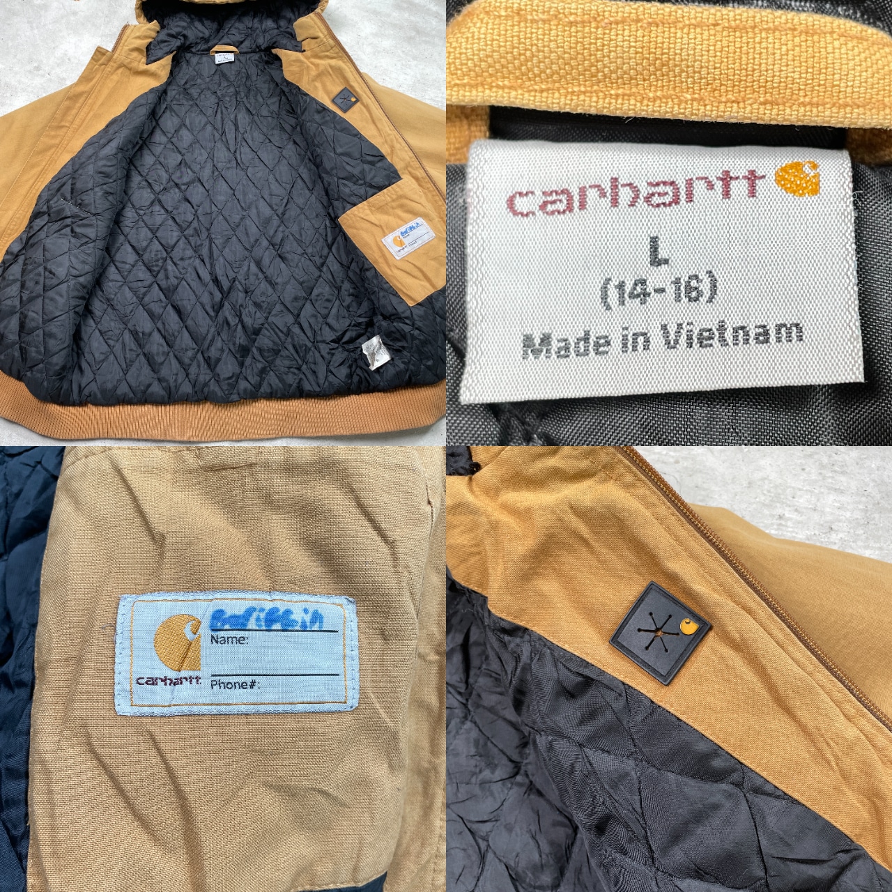 Kids】Carhartt カーハート ダックジャケット アクティブジャケット 