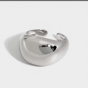 Silver925 minimalism arc ring