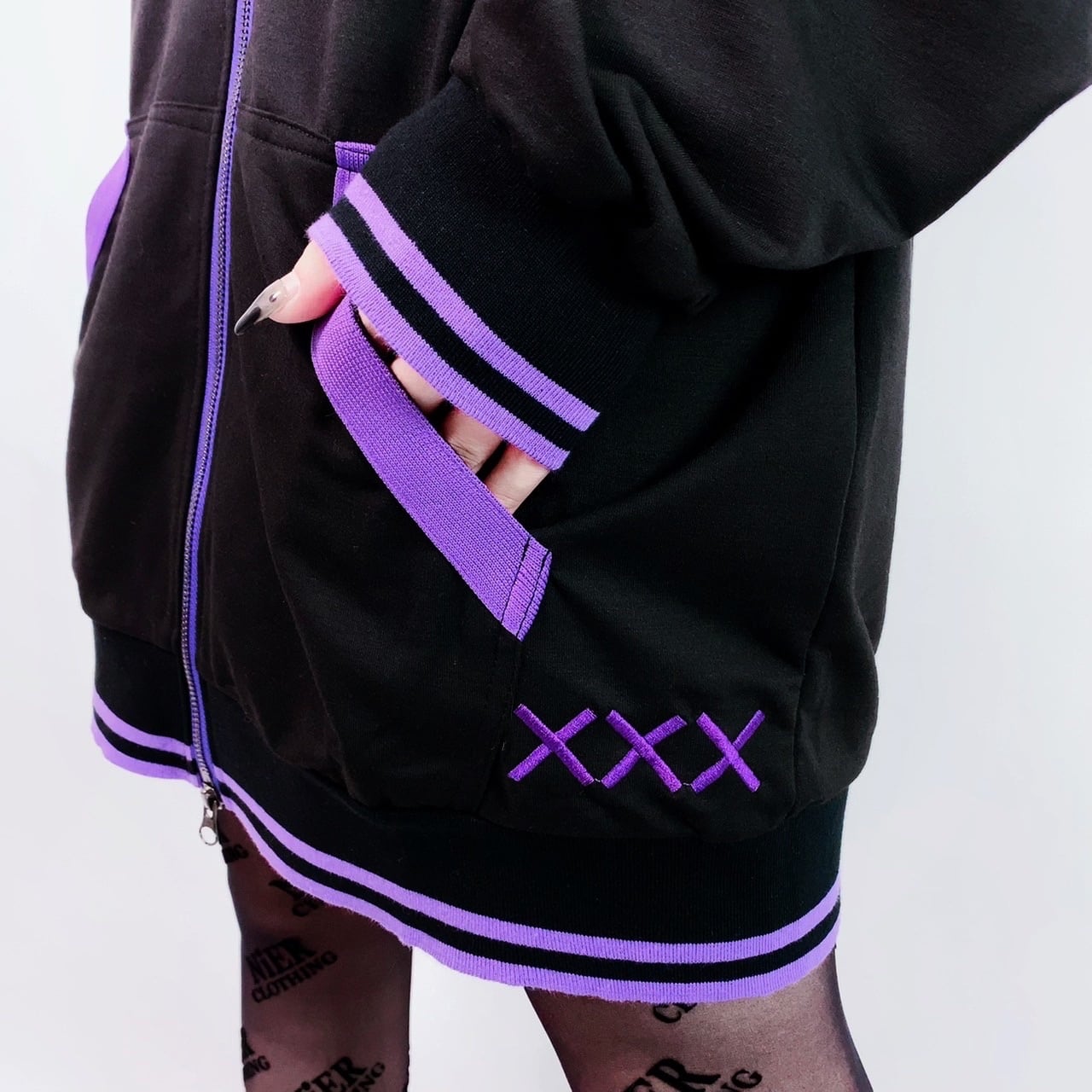 【和泉つばす×NieR】DOUBLE ZIP PARKA | NIER CLOTHING powered by BASE