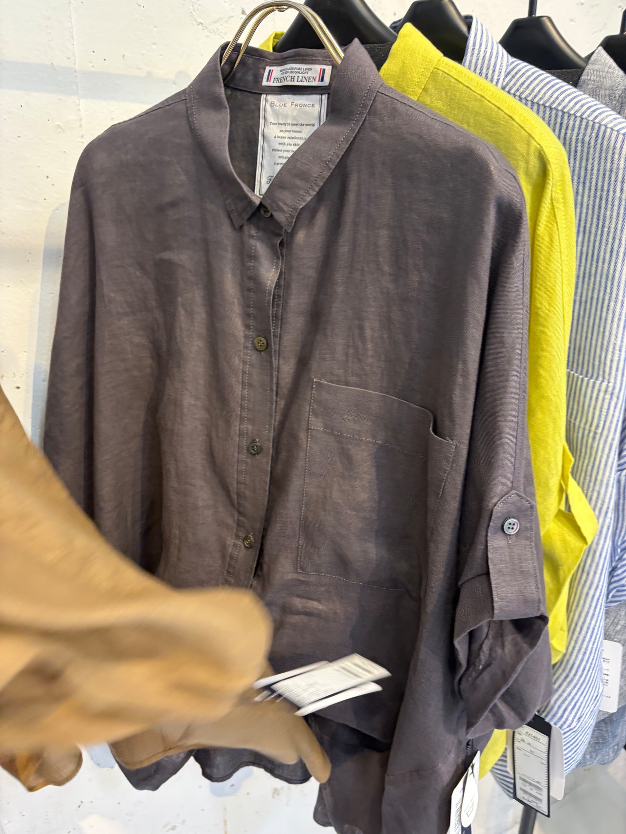 ドルマン　フレンチリネンシャツ　621401