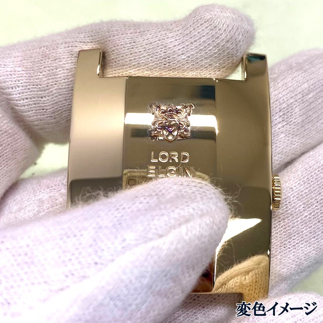 【訳あり品／展示品／小傷変色あり】本数限定特価 レクタンギュラー|ゴールドレザー(ワイン)