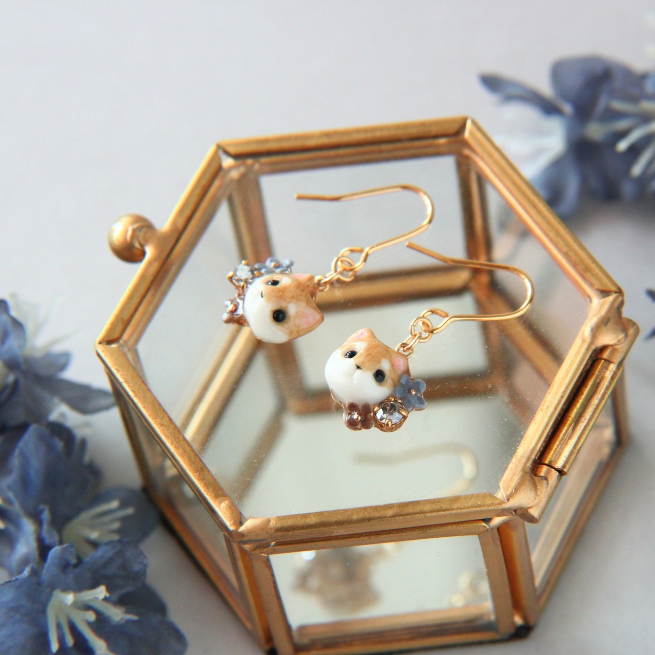 柴犬ピアス/イヤリング