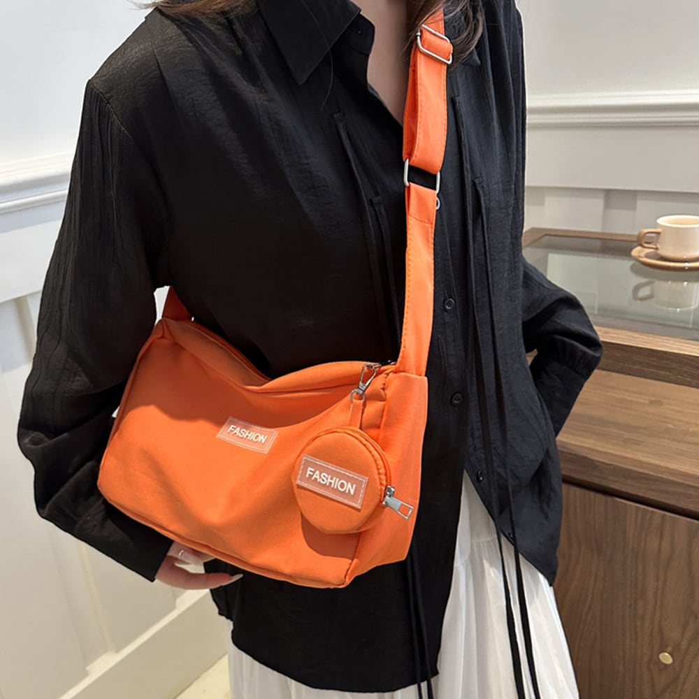 小銭入れ付き ショルダー バッグ レディース 通勤 通学 韓国 軽量 おしゃれ 大人 かわいい カジュアル ナイロン ワンショルダー 大人可愛い 大人女子