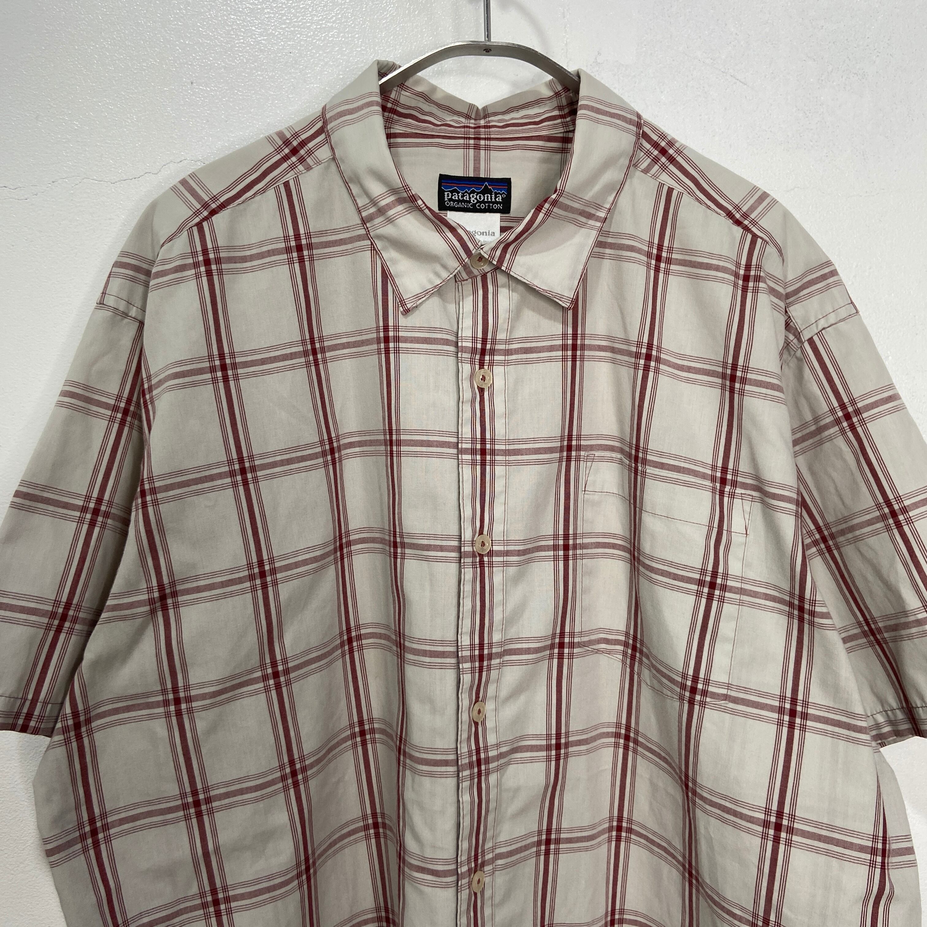 Patagonia パタゴニア オーガニックコットンシャツ チェック柄 XL 