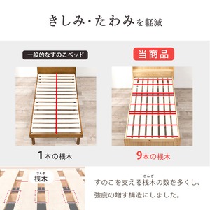 【組立式】宮棚付きセミシングルショートベッド すのこフレーム ポケットコイルマットレスセット 3色展開 一人暮らし ワンルーム 幅85cm