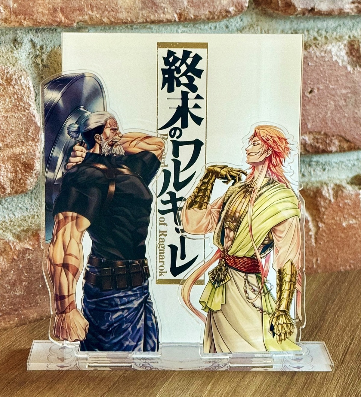 終末のワルキューレ 書影風アクリルスタンド 【レオニダス王vsアポロン 
