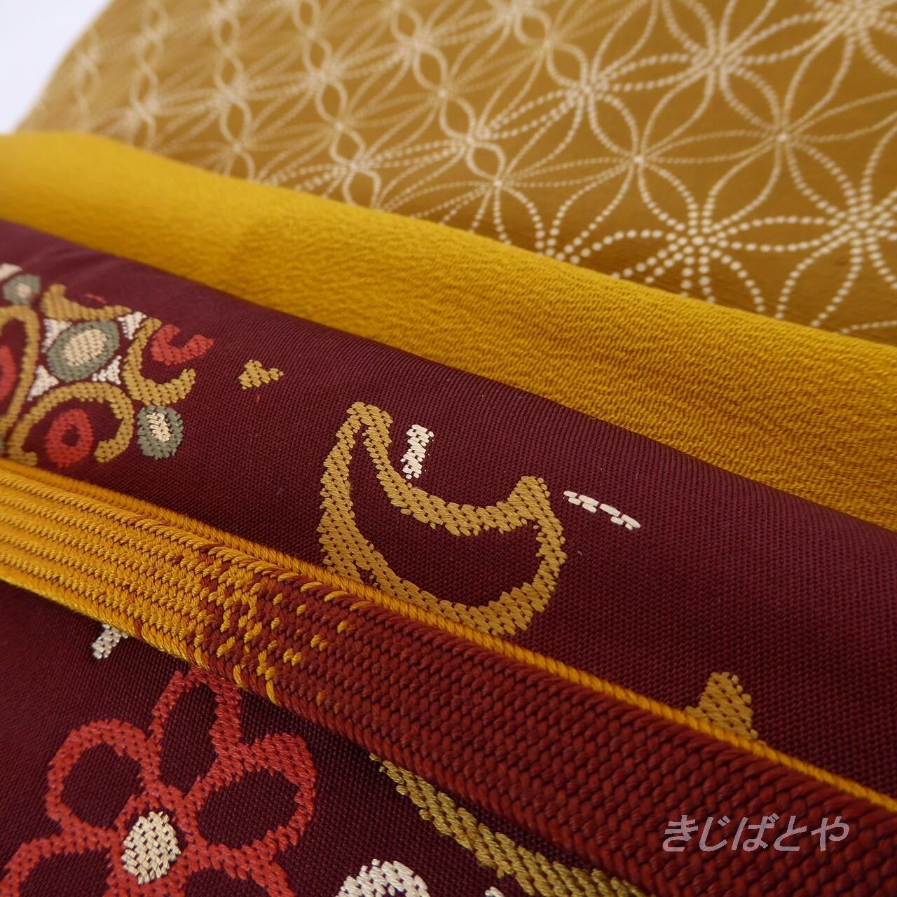 正絹ちりめん色無地 袷 辛子色 公式通販サイト ファッション 正絹ちりめん色無地 袷 辛子色