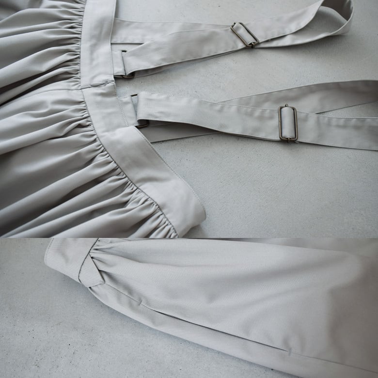 skep ギャザージャンパースカート ブラック 黒 ギャザージャンパースカート（秋冬モデル）：黒［SK09JSBK