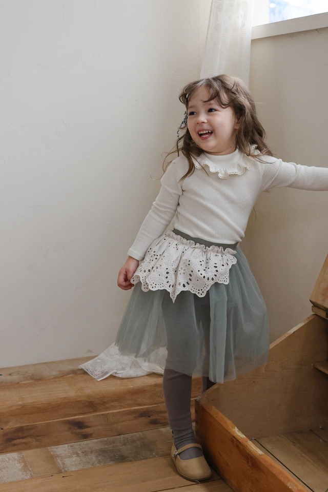 【取寄】flo｜mione tee｜ミオネT｜90-140｜1-7y｜25 winter