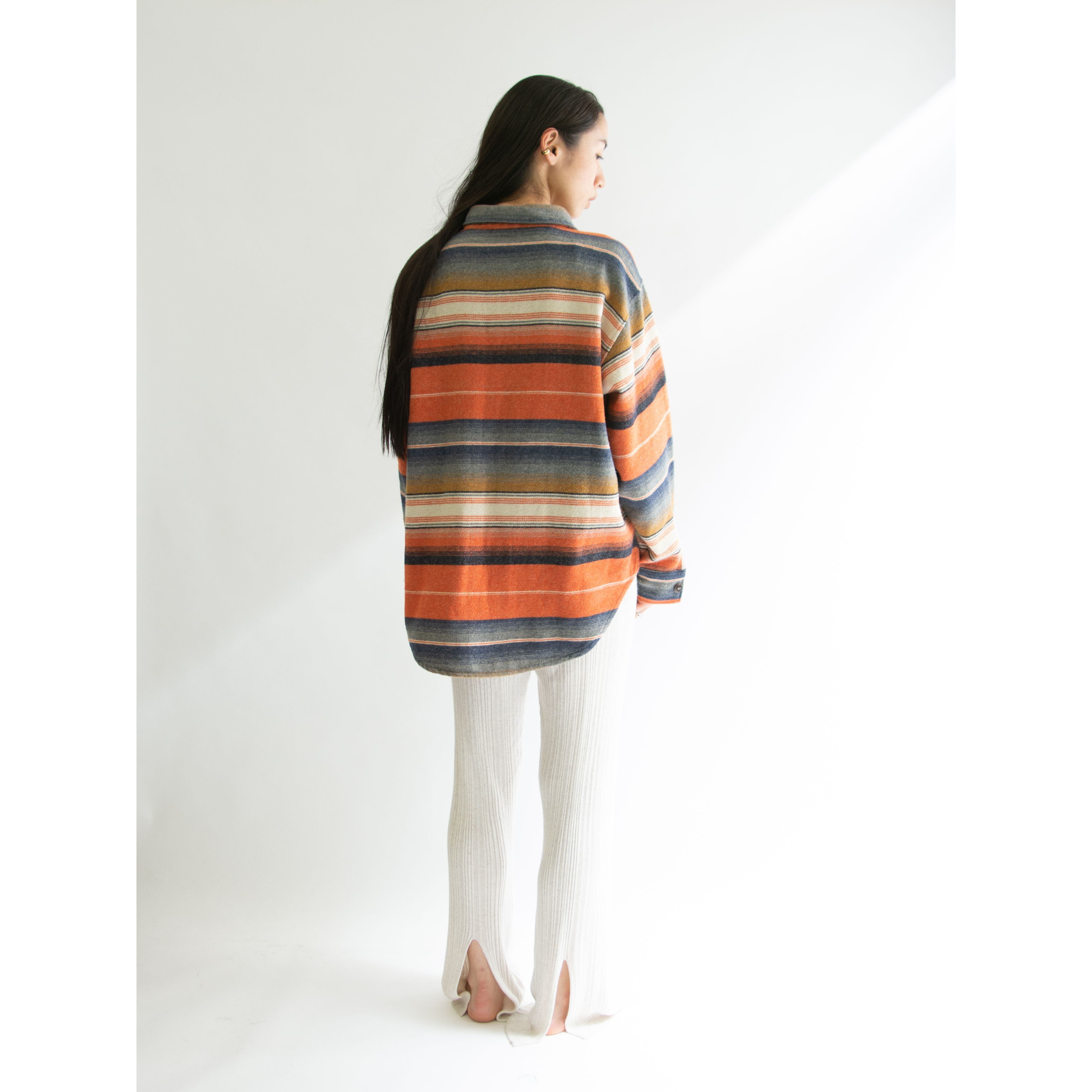 【UNITED COLORS OF BENETTON】Made in Italy Shirt Jacket（ベネトン イタリア製シャツジャケット ）