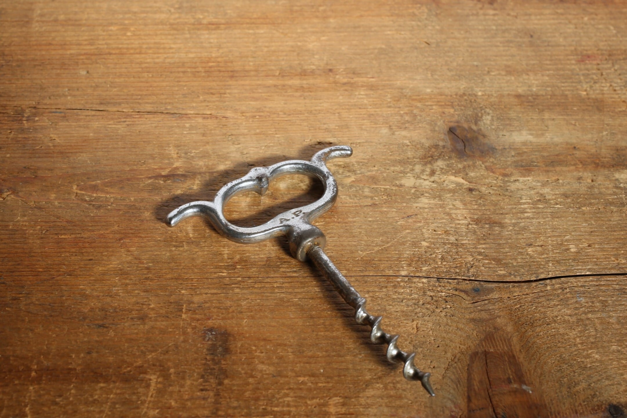 希少 フランス製 アンティーク ワインオープナー 木製 真鍮製 【公式通販】