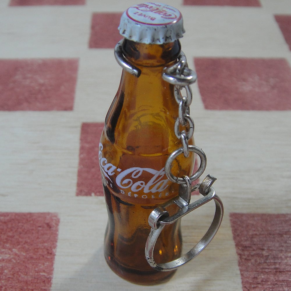 コカ・コーラミニチュアボトル アメリカ Coca-Cola［コカ・コーラ］ガラス製ミニチュアボトル
