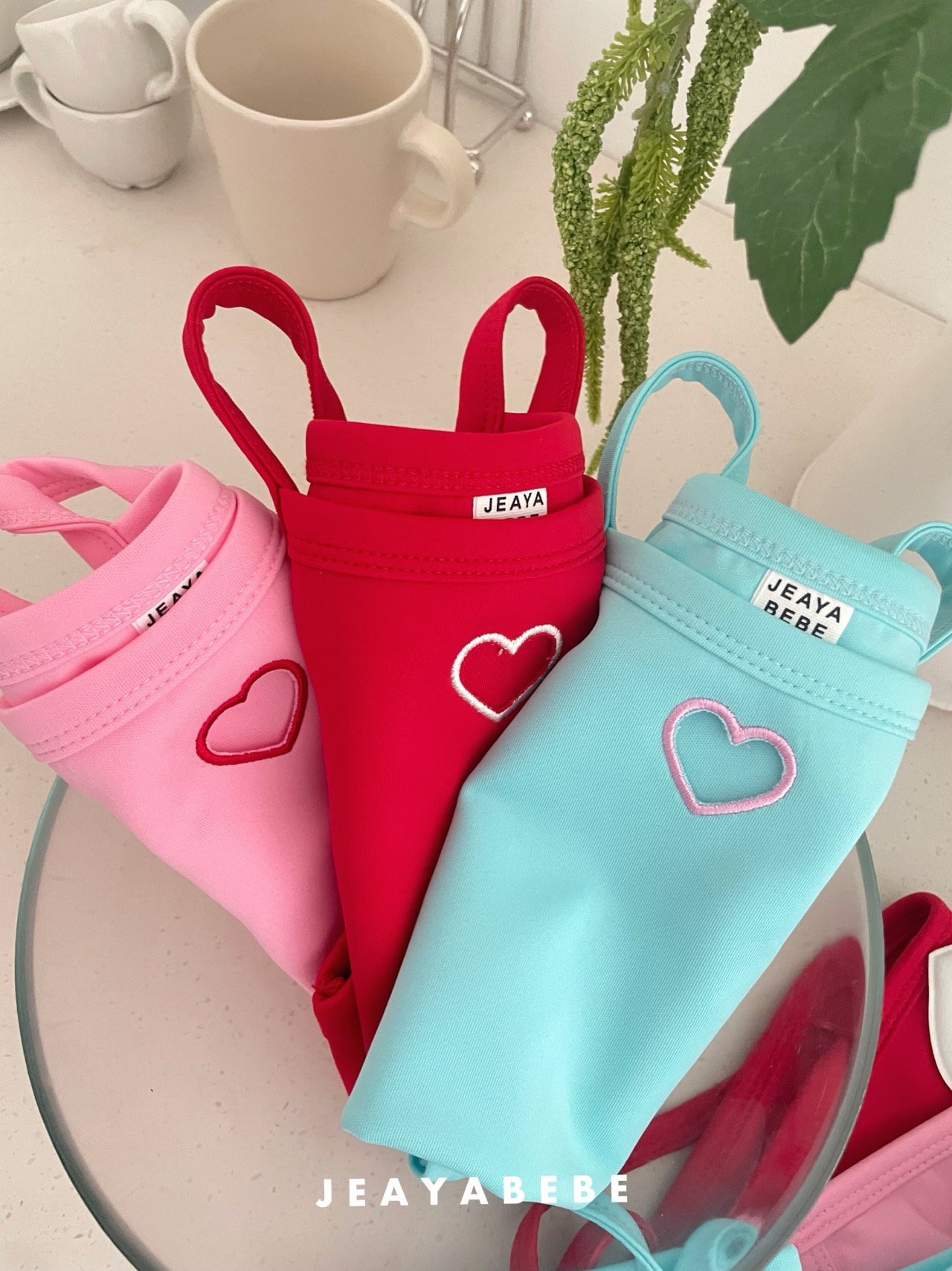 [JEAYABEBE] My Mimi Swimwear (Pink) / [재야] 마이미미수영복(핑크)
