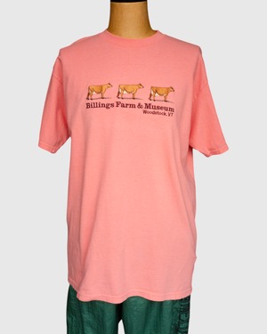 【古着】"Billings Farm & Museum" ジャージー牛3頭　刺繍 Tシャツ