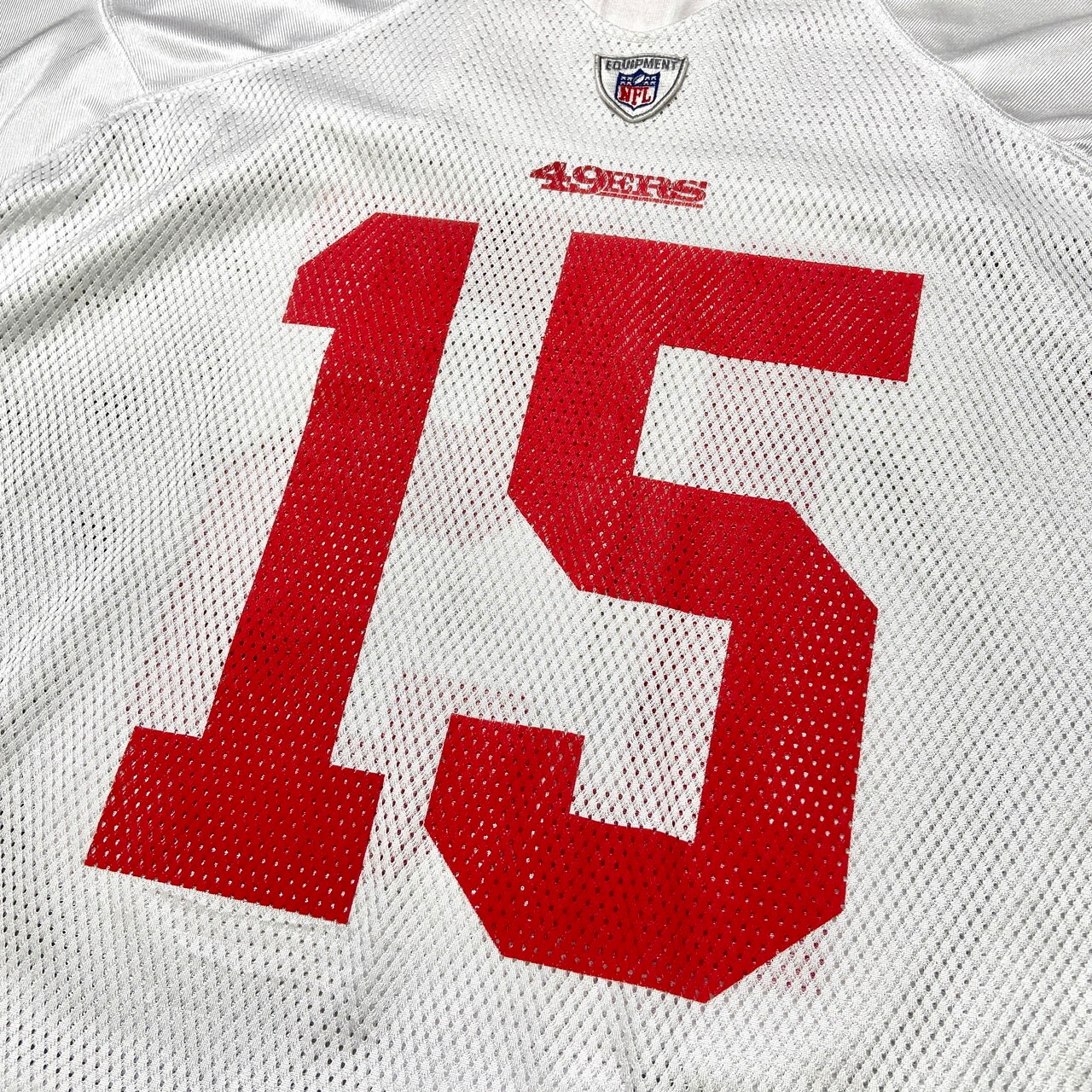 Reebok NFL San Francisco 49ers フットボールシャツ メッシュ メンズ 