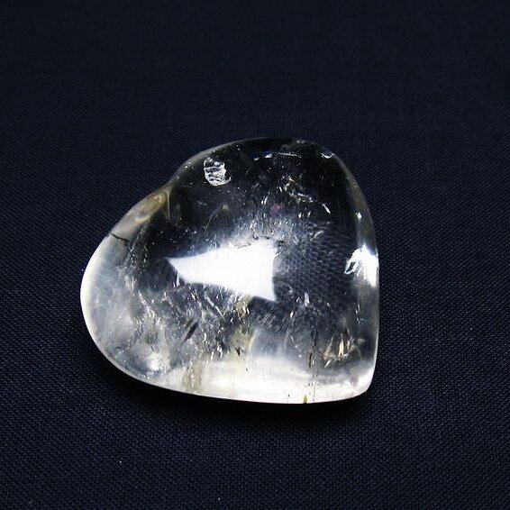 水晶 ハート置物 一点物 145-1528