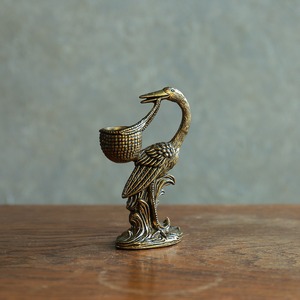 イタリアから届いた、コウノトリの燭台 2