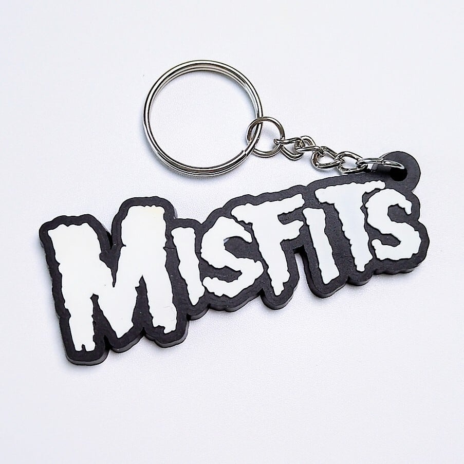 ♧ 送料無料！ ★ラバーキーホルダー★ 【 The Misfits（ ミスフィッツ ）】 〚アメリカン雑貨 アメトイ〛