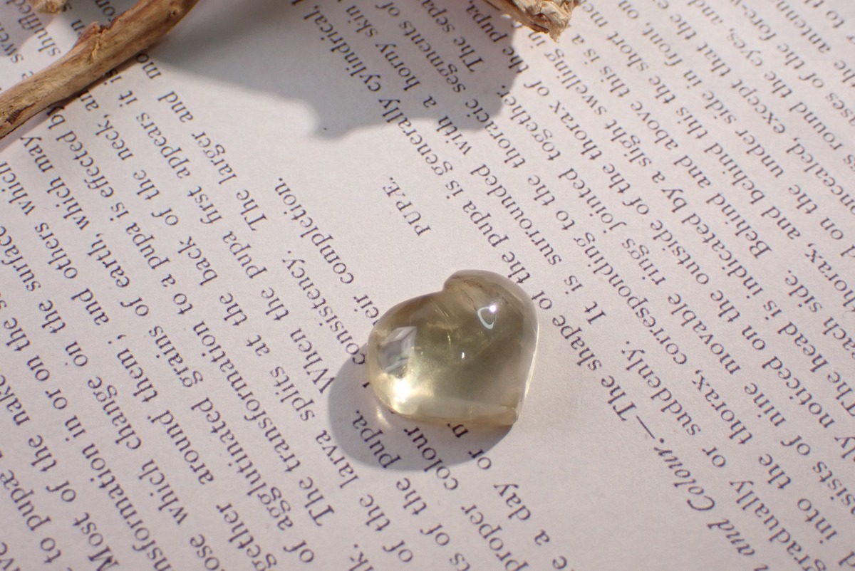 レモンクォーツ(ハートカット) 9.79ct [C4‐4] | differencee(ディファ 