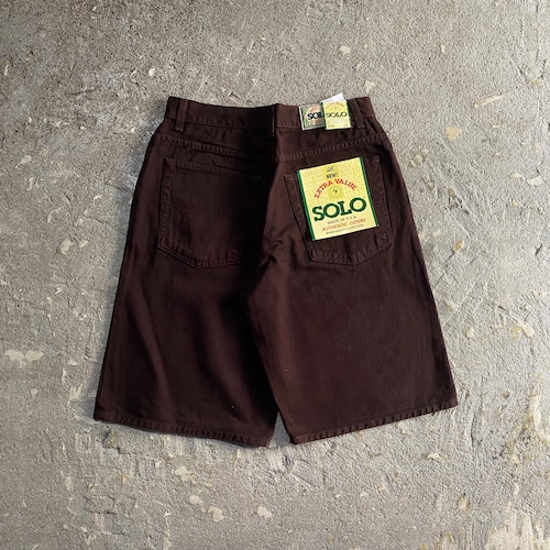 Dead stock!! 90s SOLO SEMORE shorts "brown"【仙台店】