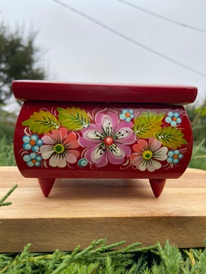 ペトリキフカ・ジュエリーボックス 12сm（ホメンコ）