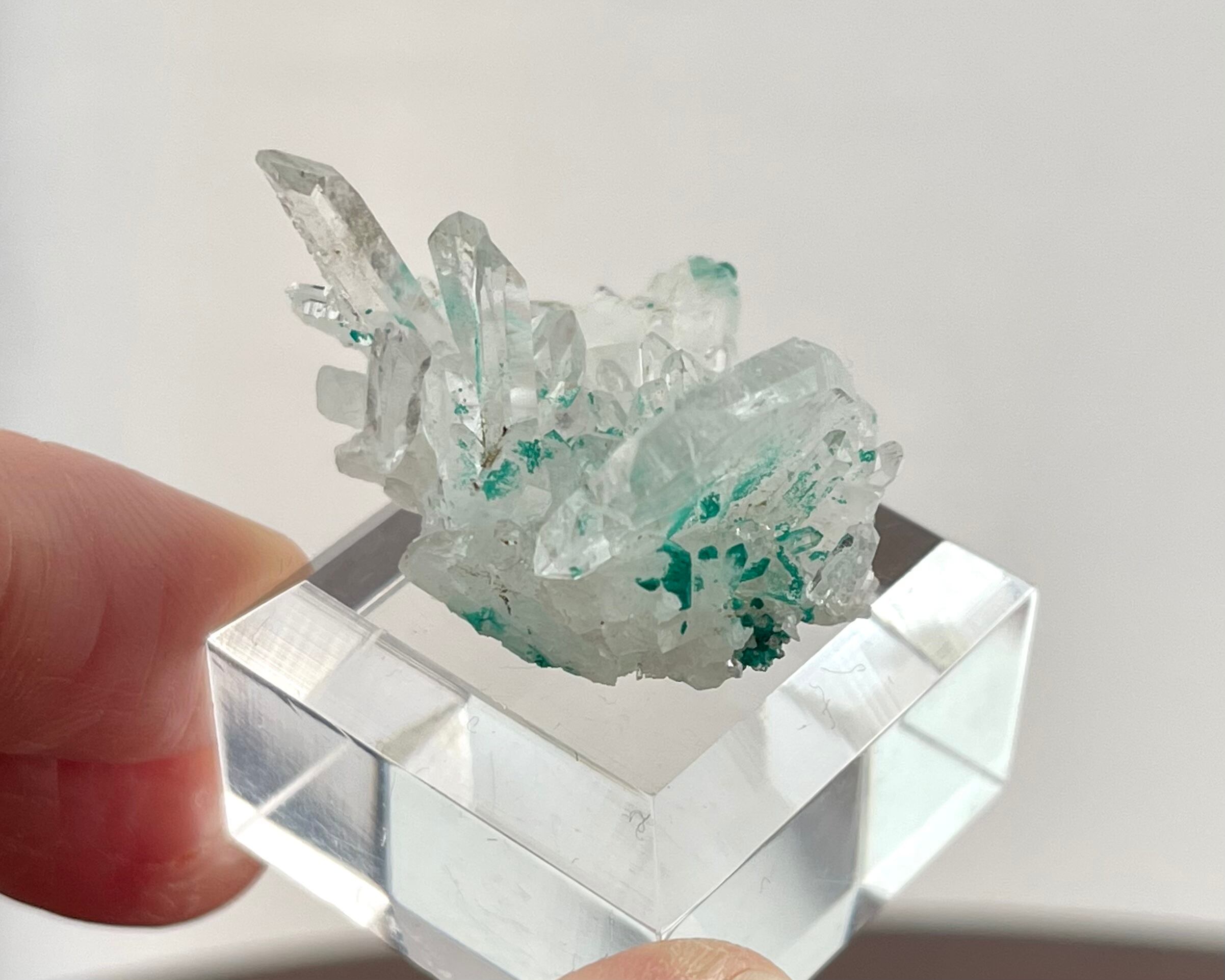 クリソコラ / クォーツ【Chrysocolla on Quartz】中国産 | PEANUTS