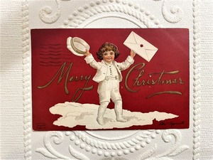 【GPG021】【Christmas】antique card /display goods