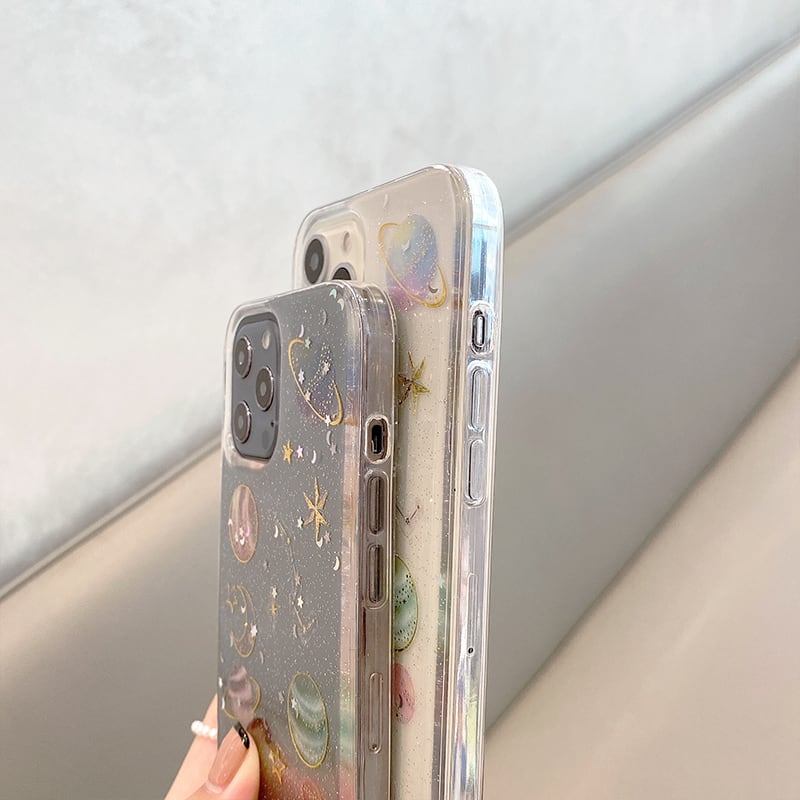 Casetify 星空デザイン iPhone16 ケース Planet iPhoneケース クリア