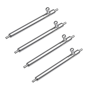 【在庫処分】時計ベルト用ステンレススチール バネ棒 クイックリリーススプリングバー 直径(Φ) 1.8mm 14mm~24mm 4本セット