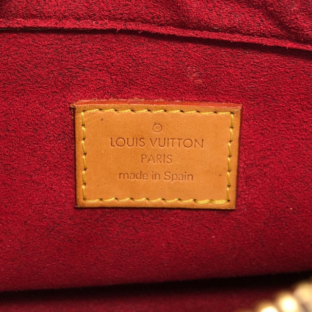 LOUIS VUITTON ルイヴィトン モノグラム ショルダーバッグ ブラウン PVC レザー vintage ヴィンテージ オールド  53bcj4