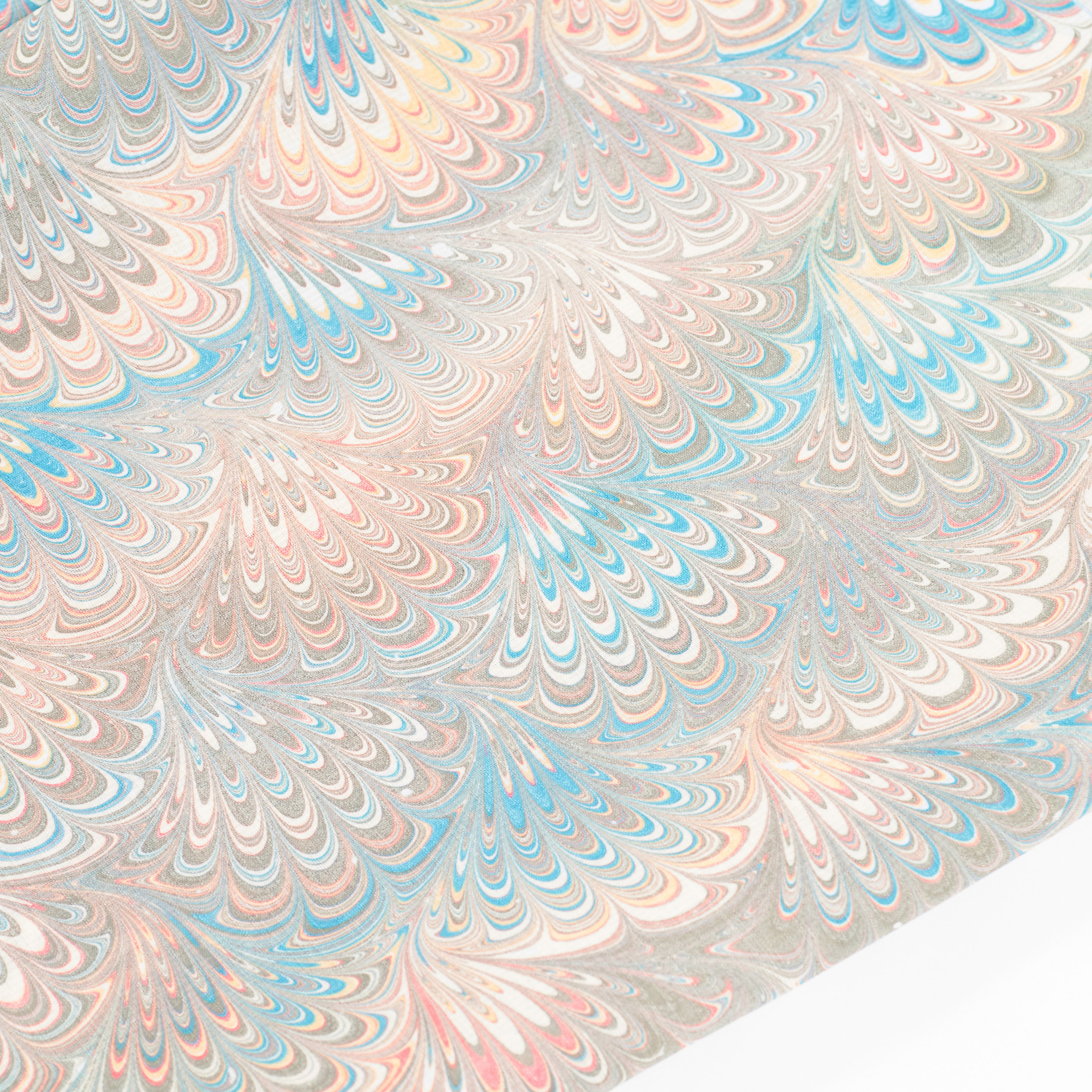 帯　墨流し　マーブル模様　最終価格 墨流し半幅帯［朝露と薔薇の香り］マーブル柄 | Marble+