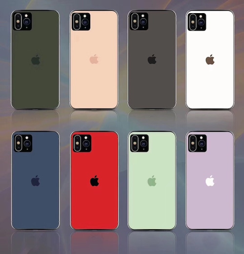 Apple iPhone 11 Proケース iPhone11 xs xr xsmax x 8 8plus 7 7plus 6s 6splus ケース 強化ガラスケース アップル 全8色 男女新品