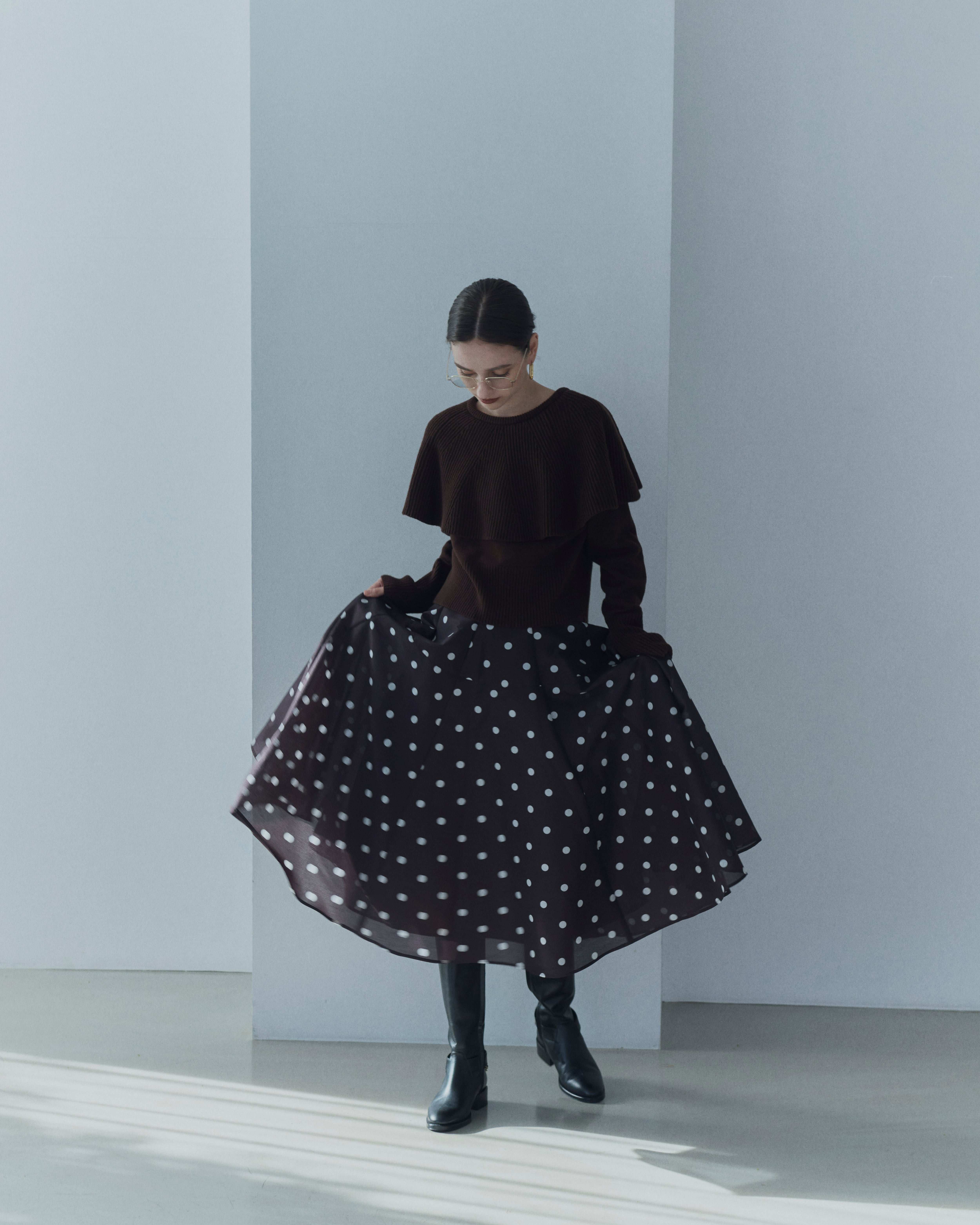 【新品未使用】Bluelea Dot volume flare skirt Dot volume flare skirt | Bluelea