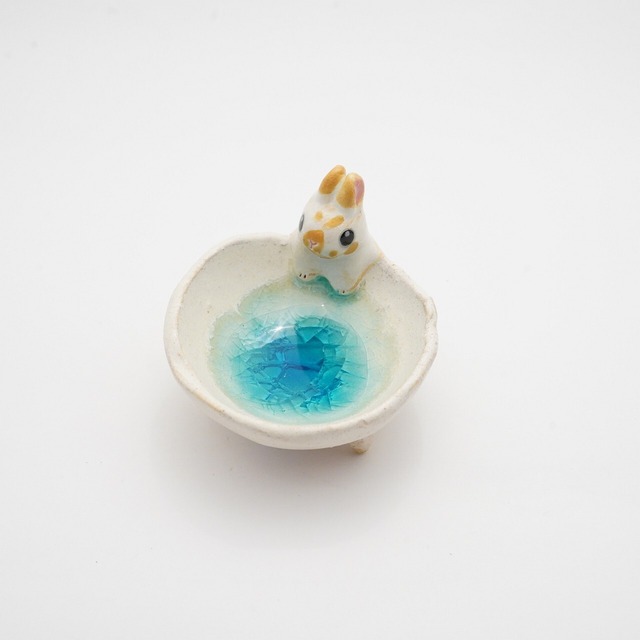 【山野 うさぎ】うさぎ小物入れ　B